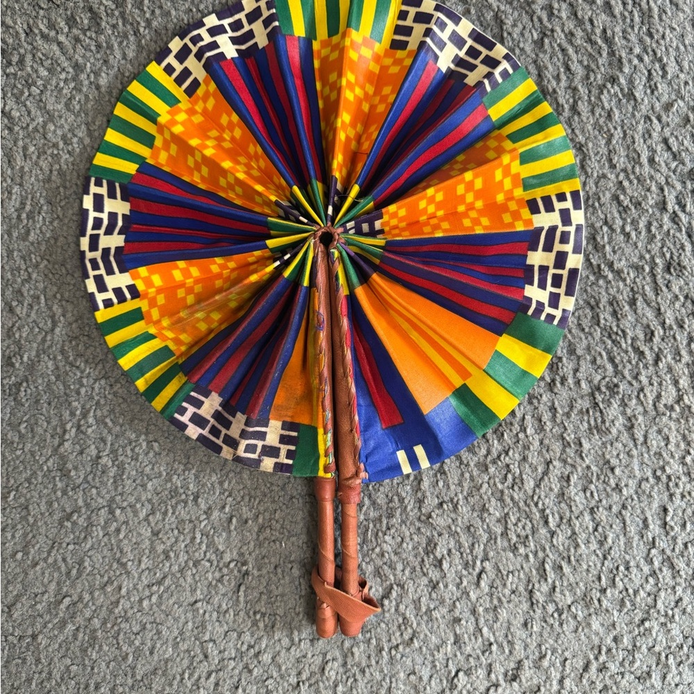 Handcrafted Vibrant Fan